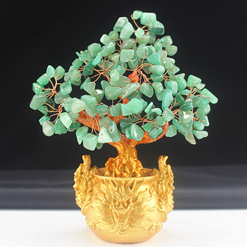 Nappa stones and crystals citrine quartz crystal gem money tree for holiday gift