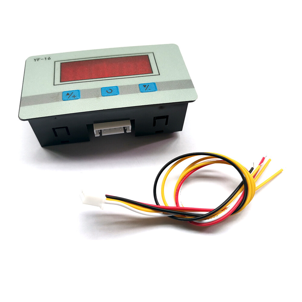Smart Sensor Mini LED Digital Counter Module DC/AC5V~24V Electronic Totalizer with NPN and PNP Signal Interface 1~999999 Times Counting Range
