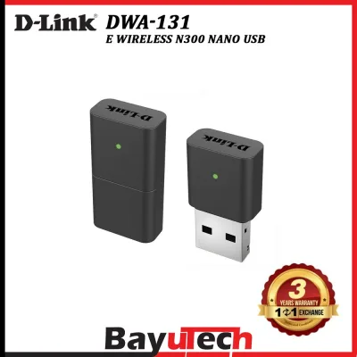 D-Link Wireless N-300 Mbps USB Wi-Fi Network Adapter DWA-131