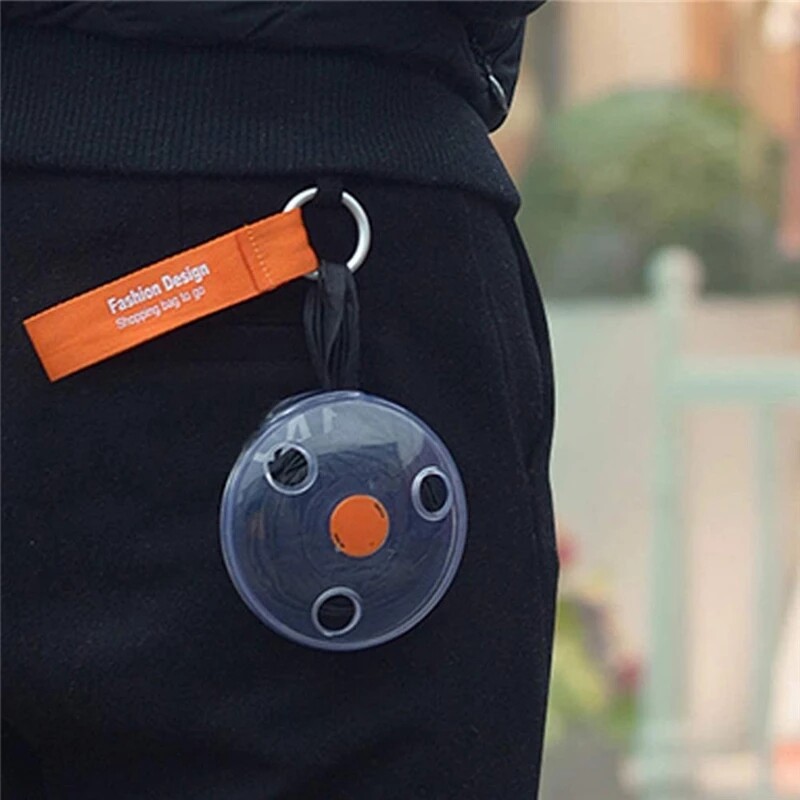 Dream Hunter Túi Xách Tay Túi Đựng Đồ Siêu Thị Dạng Ống Lồng Gấp Gọn Túi Đựng Đồ Đa Năng Túi Đựng Đĩa Nhỏ Túi Mua Sắm Đĩa Túi Đựng Đồ Sáng Tạo Nhỏ