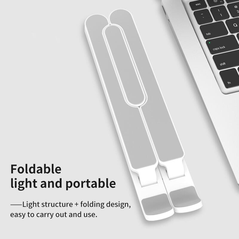 Portable Laptop Stand Foldable Support Base Notebook Stand For Maxbook Pro Lapdesk Computer Laptop Holder Cooling Bracket Riser [cchoice]
