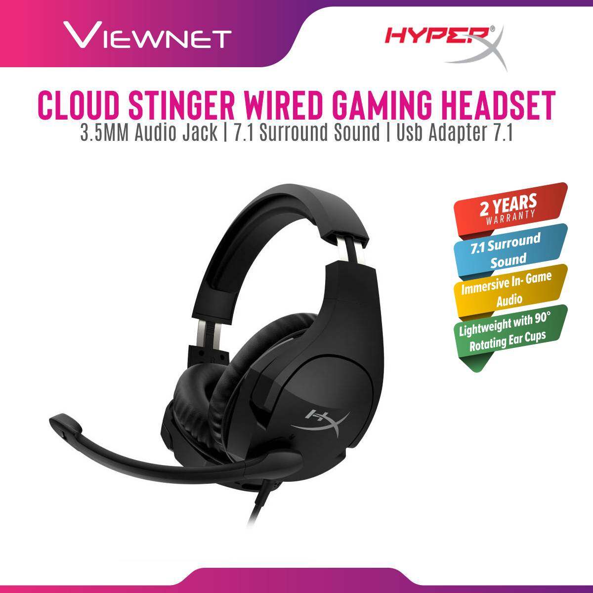 HyperX Wired 3.5mm Gaming Headset Cloud 