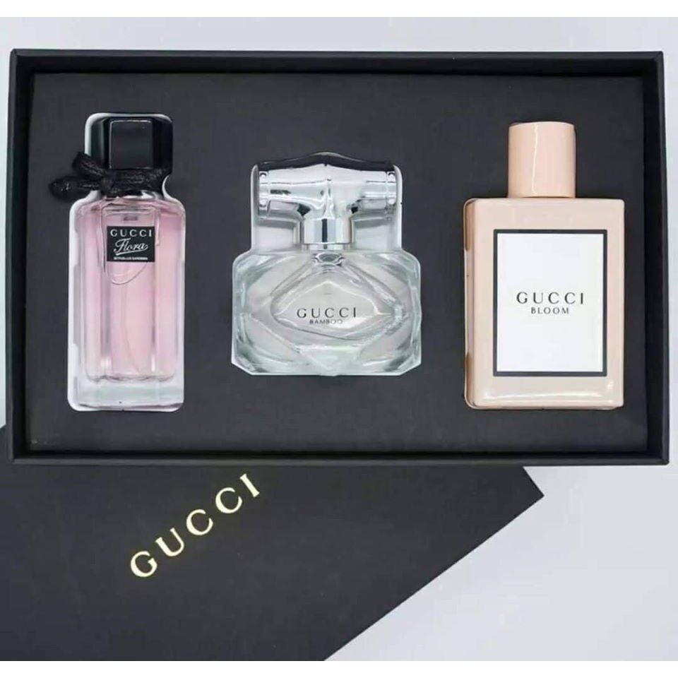 gucci bamboo perfume set