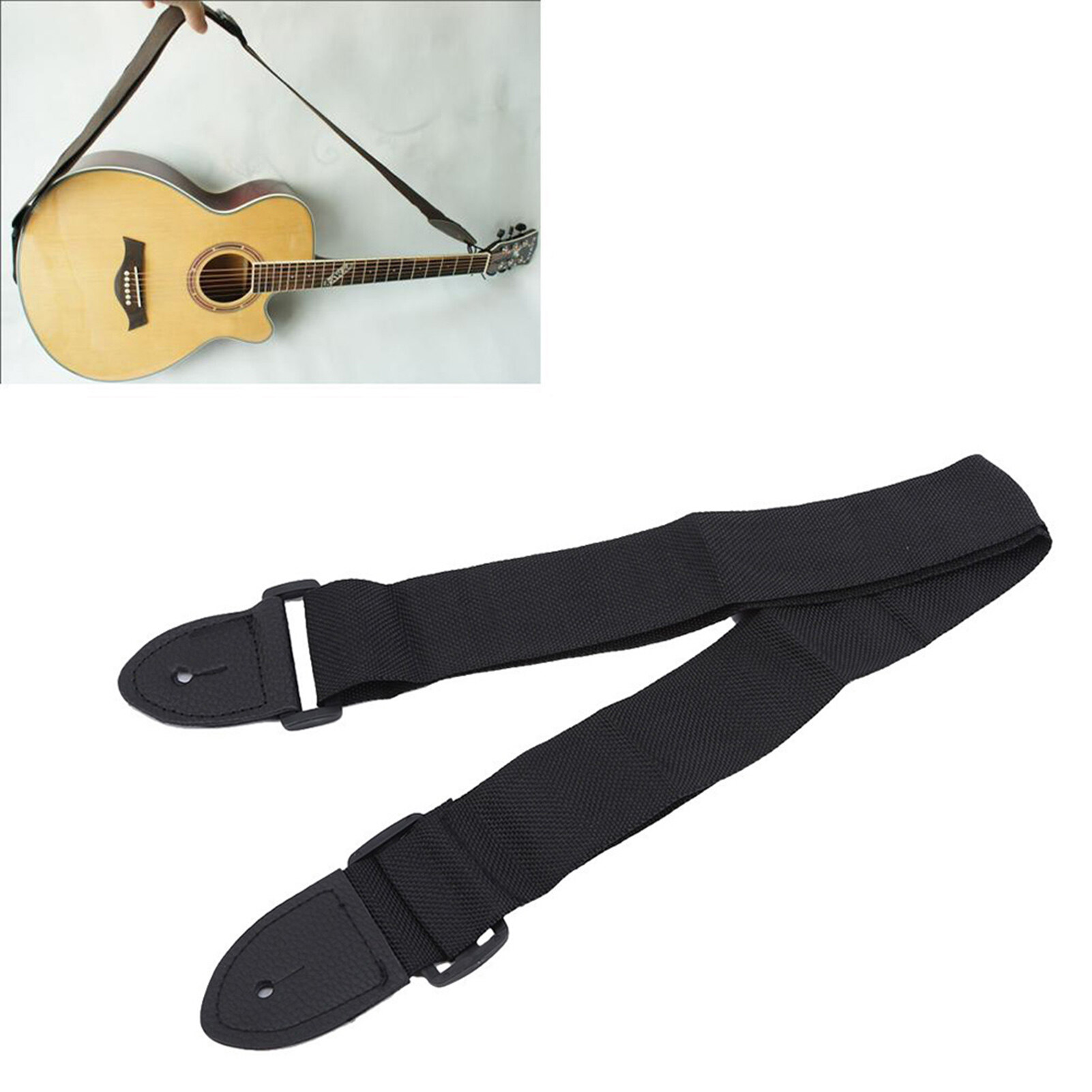[ammoon]quà bí mật Guitar Strap Adjustable Length for Bass & Electric Guitar