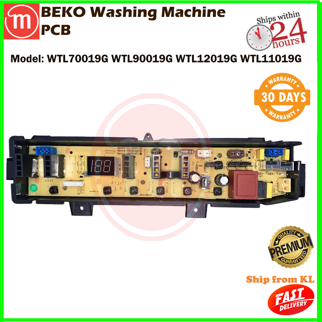 BEKO Washing Machine PCB board WTL70019G WTL90019G WTL12019G WTL11019G