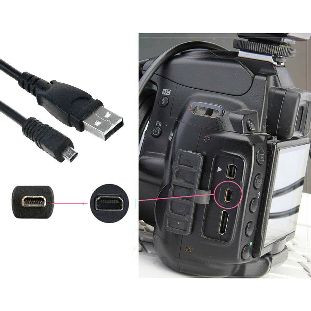 3.3ft USB Camera Charger Data SYNC Cable Cord for Olympus VR-360 VR-350