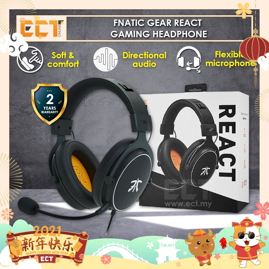 fnatic gear react gaming headset