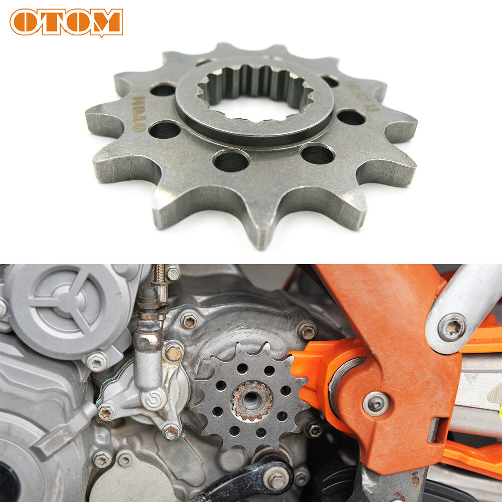 Otom 13t front chain sprocket for ktm off road mx sx sx-f exc xcf-w 125 200 250 300 450 525 enduro motocross racing chain wheel