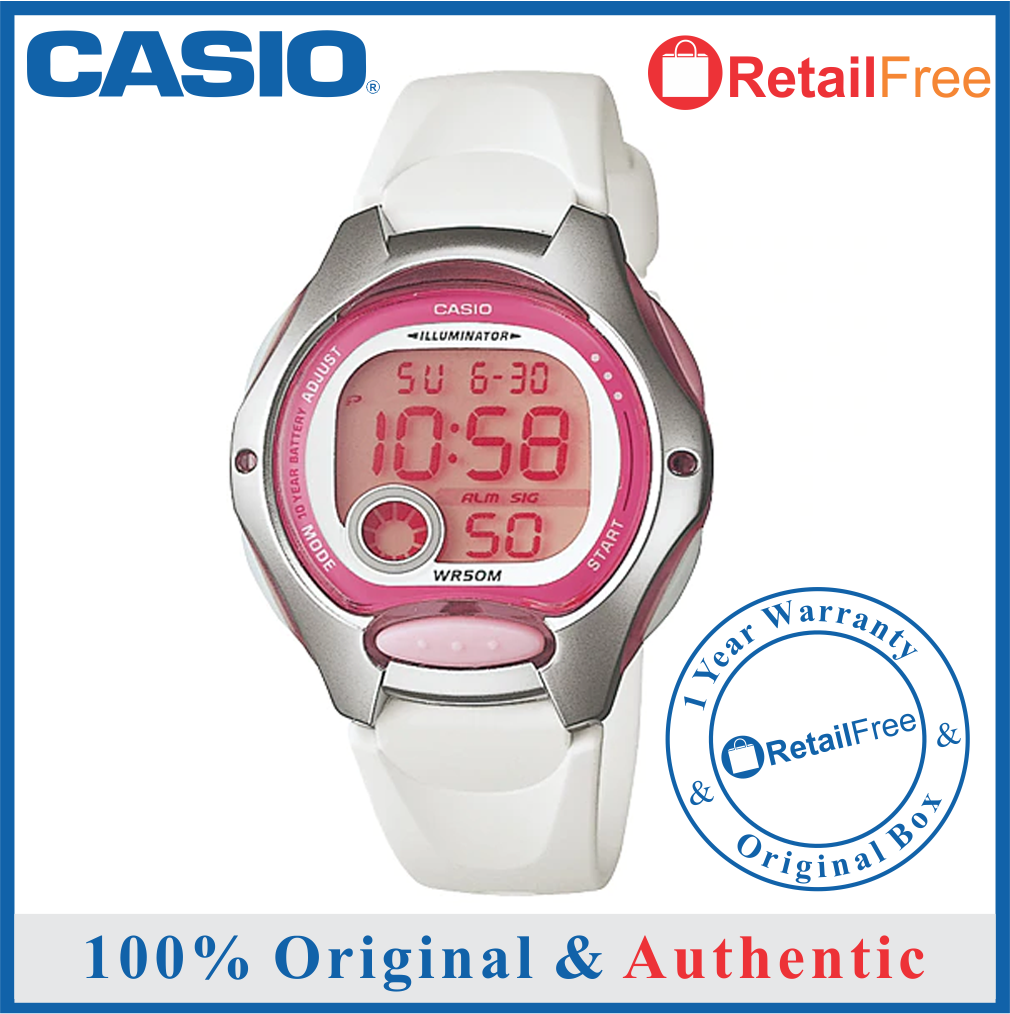 casio illuminator pink