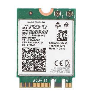 Intel AC8265 8265NGW 867Mbps Băng Tần Kép 2.4G 5G Bluetooth 4.2 802.11AC thumbnail