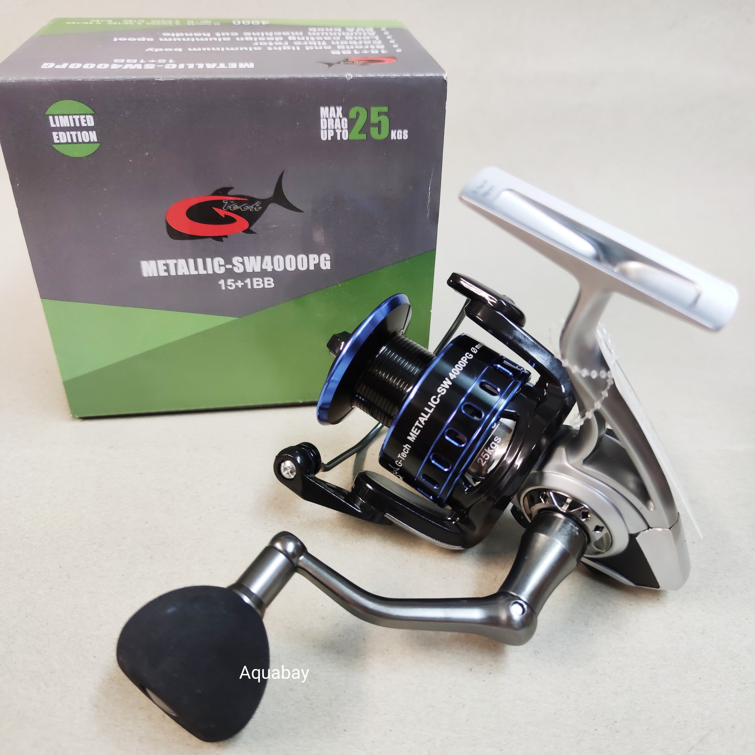 Gtech Metallic Sw 4000pg Fishing Spinning Reel Lazada