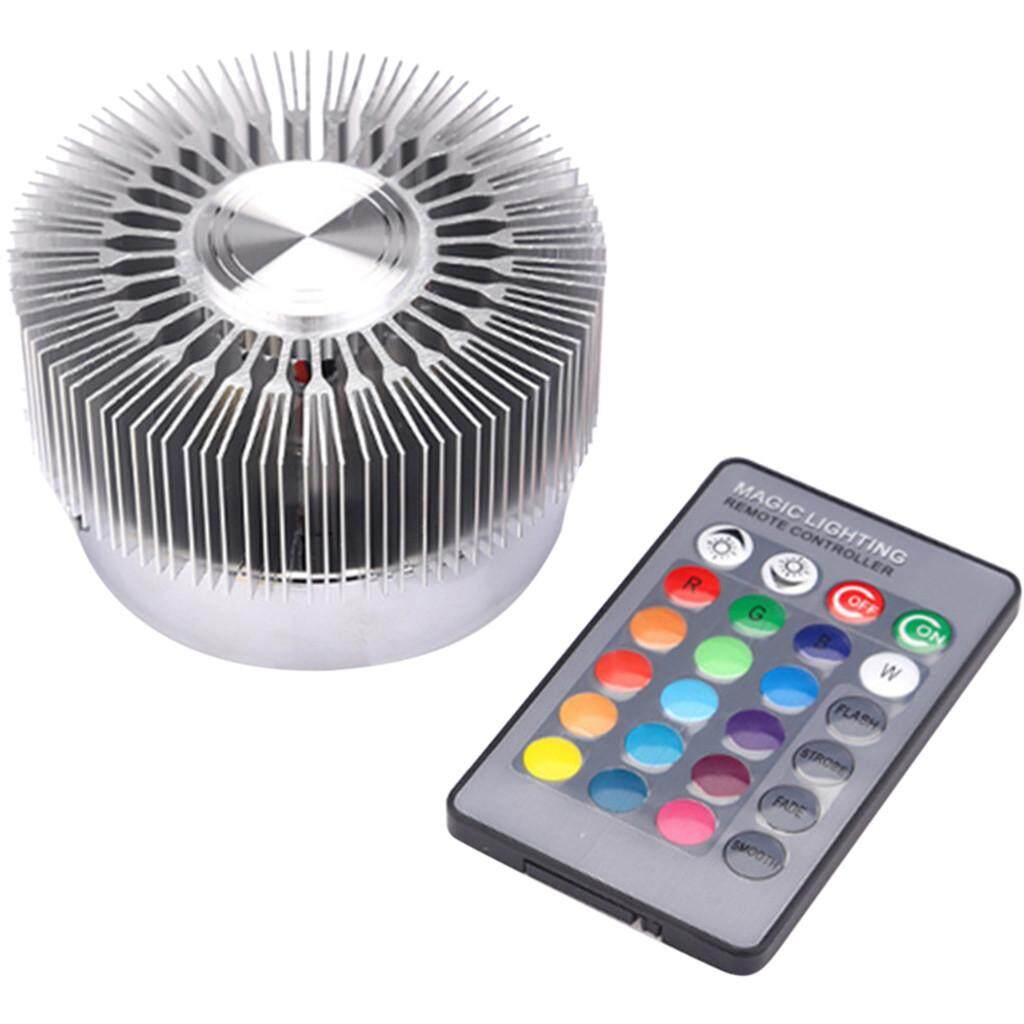 JY Nhiều Màu RGB Hoa Mặt Trời Đèn Tường Bề Mặt Lắp Đặt Đèn LED Đèn LED Chiếu Sáng