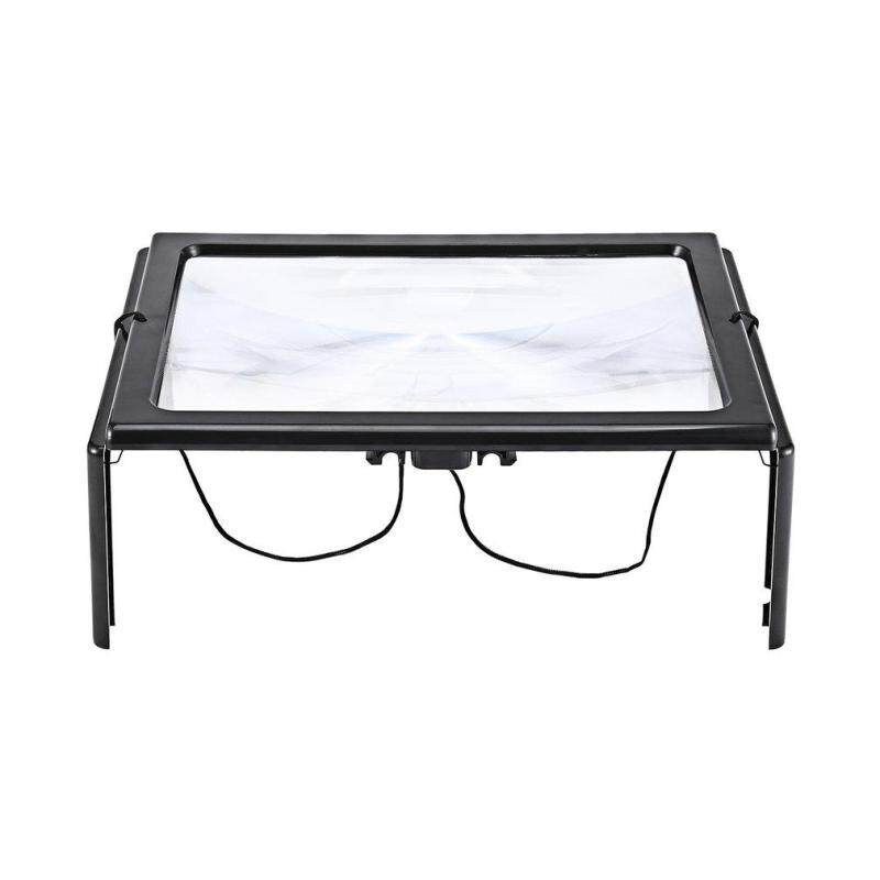 Hot Bán Hàng A4 Full Trang 3X Khổng Lồ Để Bàn Có Thể Gấp Lại Ma thuật Phóng 4 Đèn LED