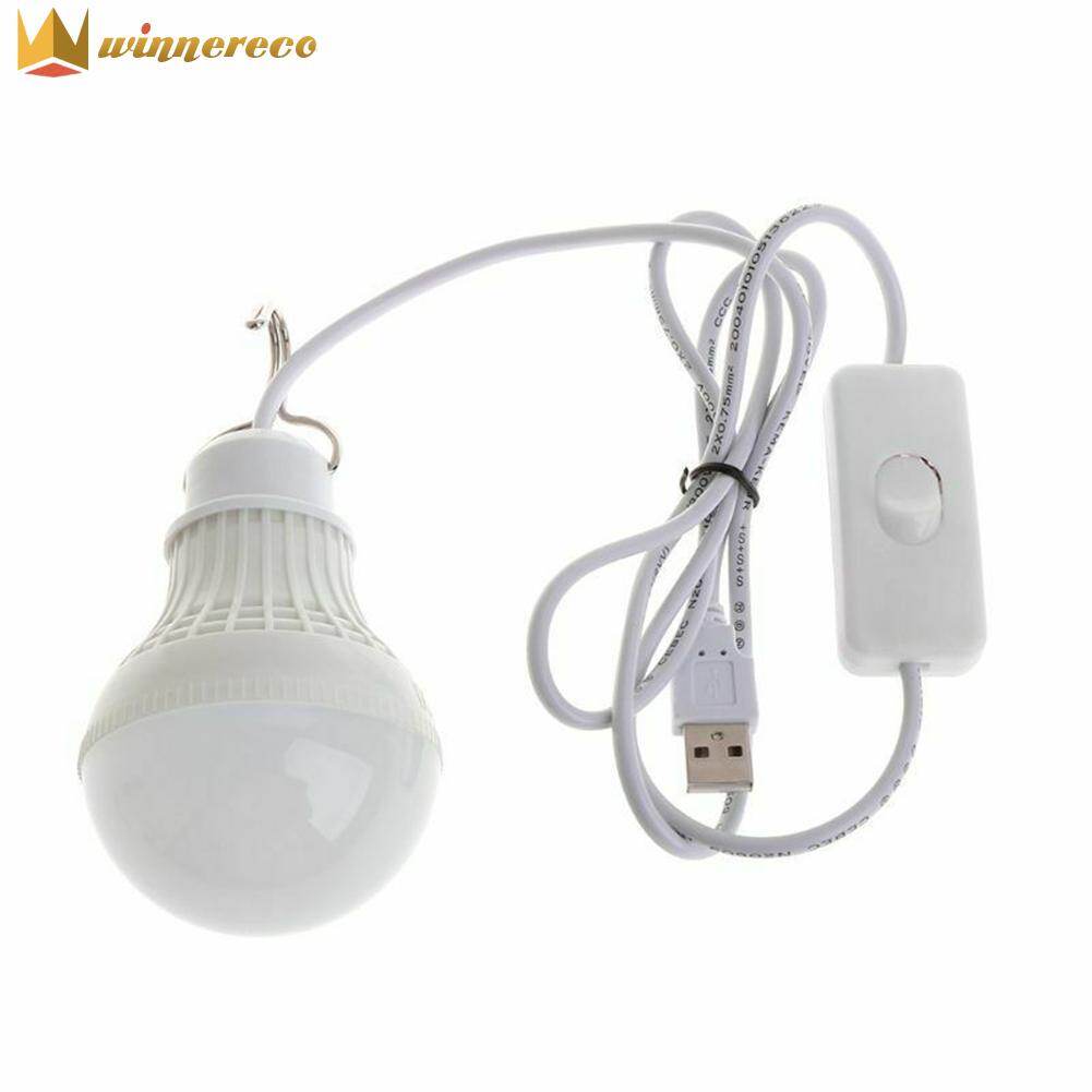 5W LED Camping Bulb Light USB Powered Outdoor Hang Emergency Lantern Lamp