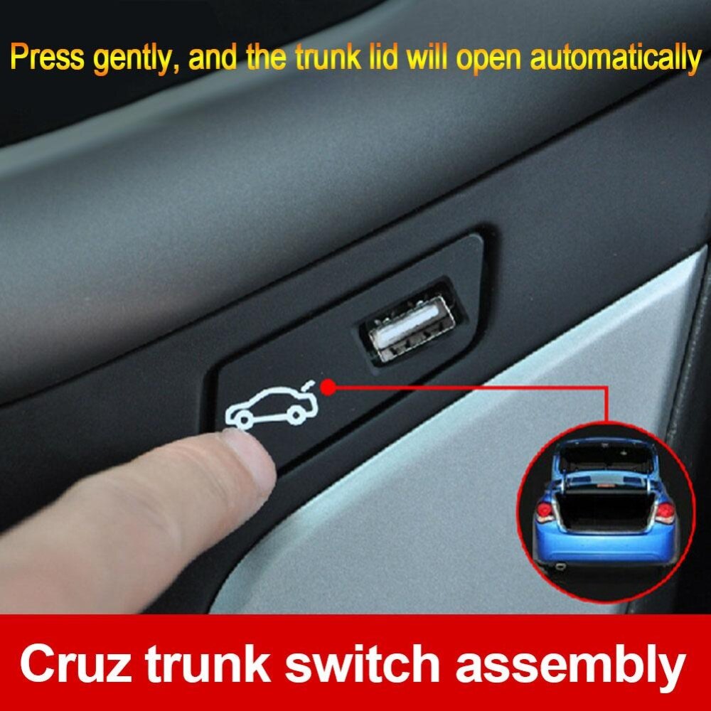 Cụm Công Tắc Nút Đóng/Mở Cốp Xe Có Cổng USB, Cho Chevy Cruze LHD