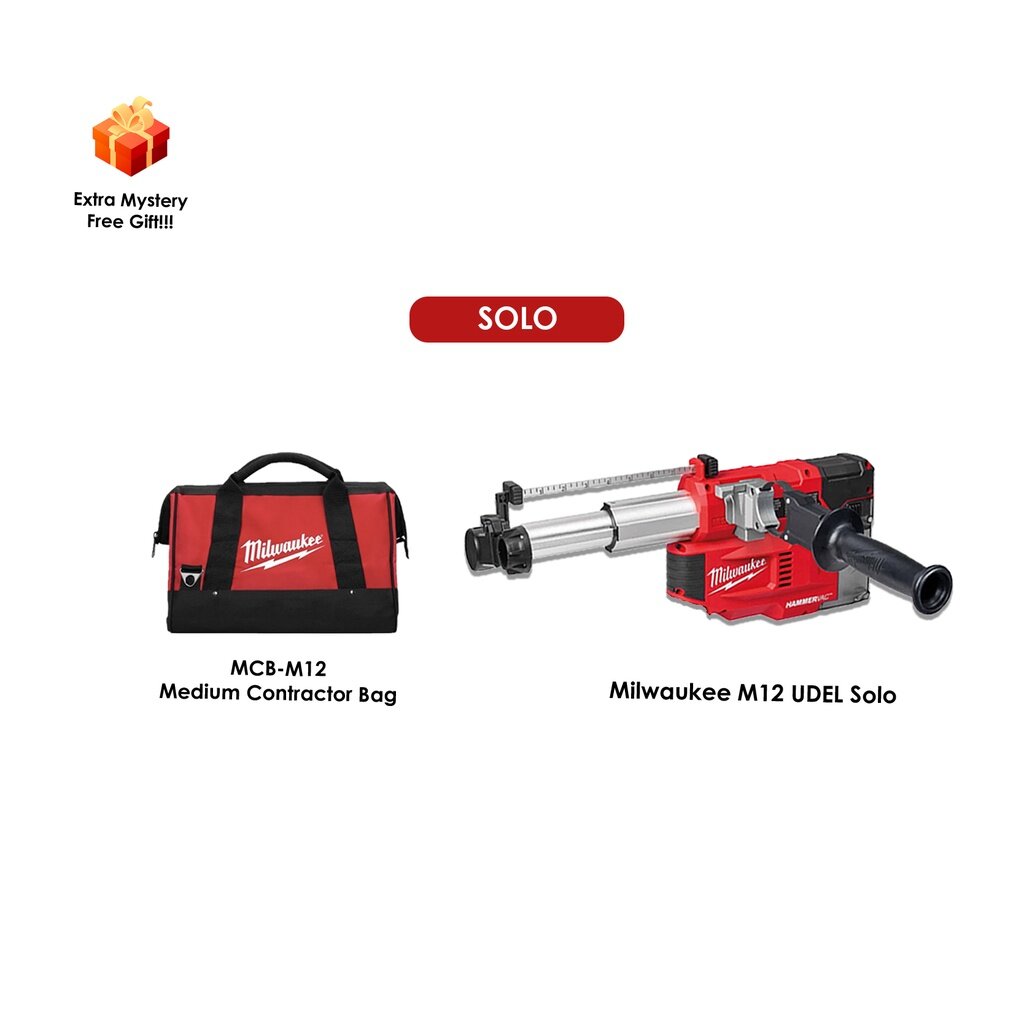 MILWAUKEE M12™ HAMMERVAC™ Universal Dust Extractor M12 UDEL0B M12UDEL