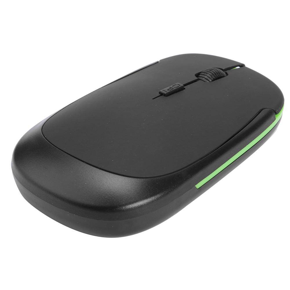 Chuột Không Dây Siêu Mỏng 2.4G Chuột Quang 4 Nút 1600DPI Có Đầu Thu USB