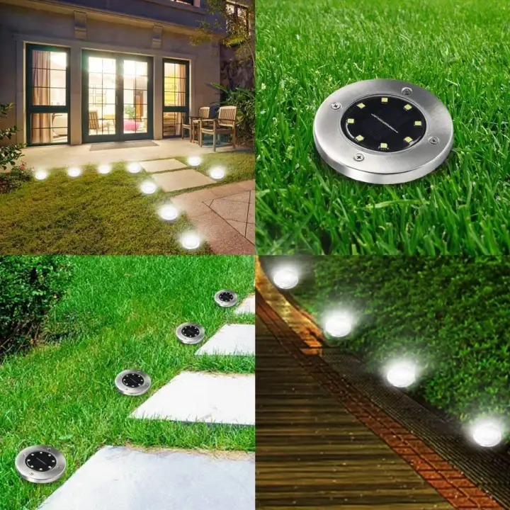 Vastar Ground Garden Lights Solar Ed 8 Led Landscape Lighting Garden Lights Solar Ed 8 Led