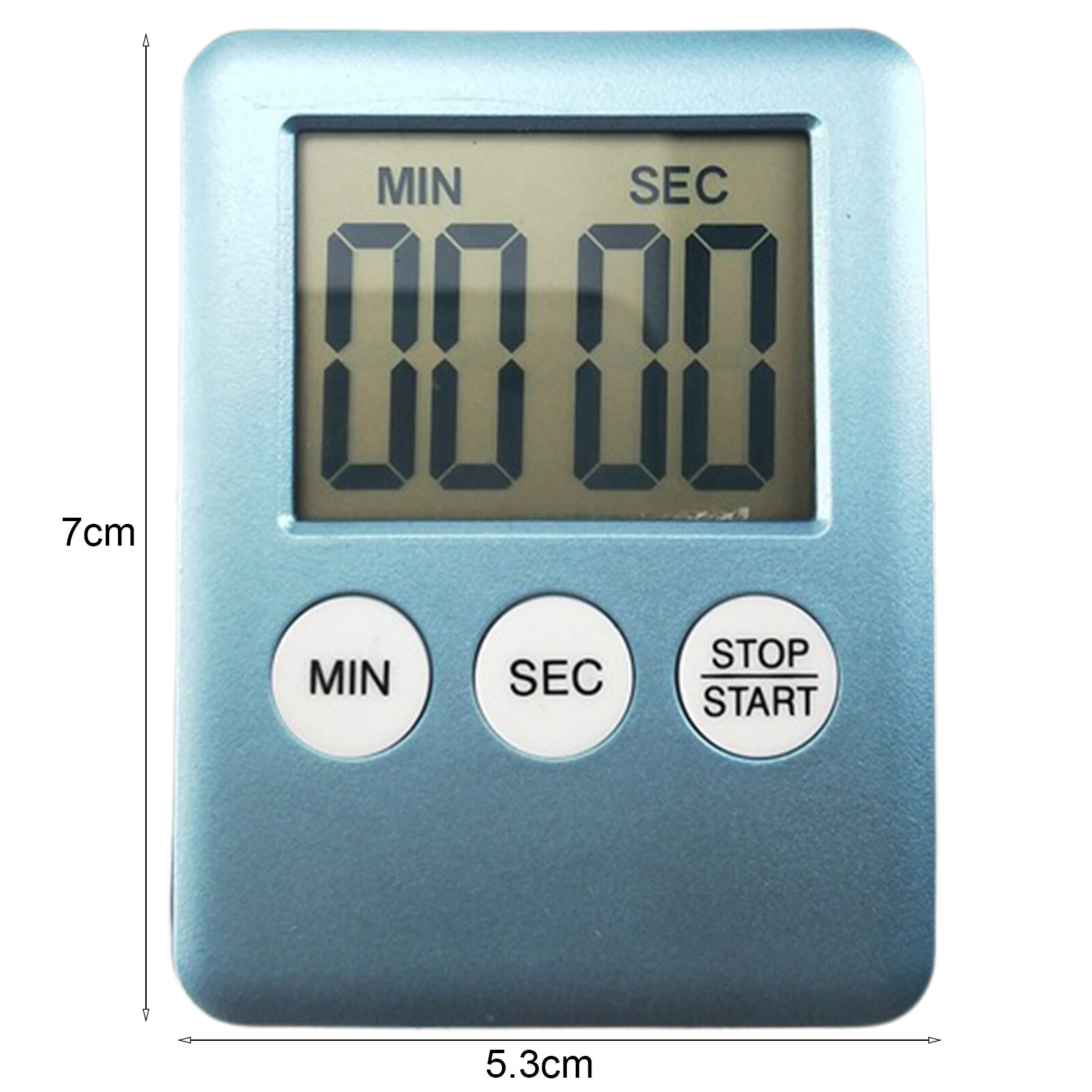 Farfi Cooking Timer Practical Smooth Surface ABS LCD Screen Magnetic Baking Reminder for Kitchen Fashion Baking Reminder