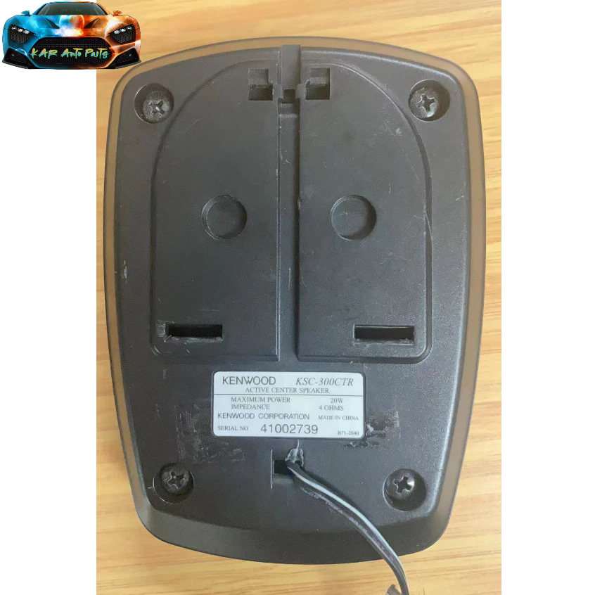 KSC−300CTR ACTIVE CENTER SPEAKER USED KENWOOD ACTIVE CENTER SPEAKER KSC-300CTR 20W MAX POWER 4 OHMS