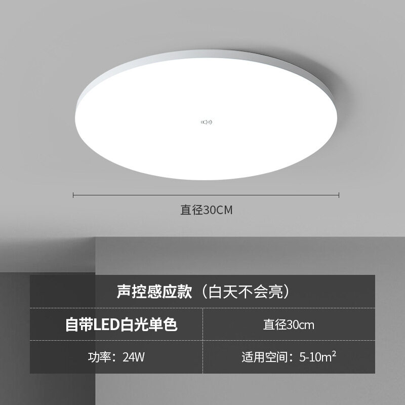 led induction ceiling light voice control corridor staircase aisle home