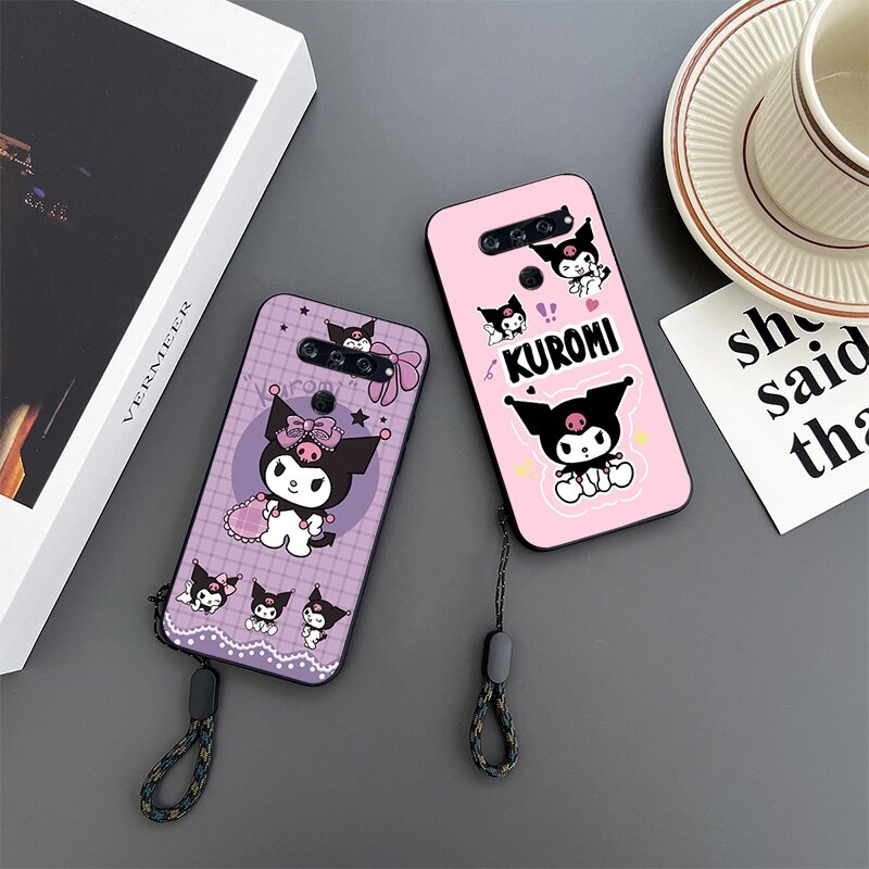 LG V40 ThinQ V40 Casing Cute Kuromi Protective Phone Case