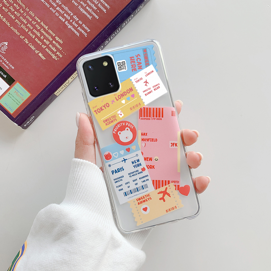 For Samsung Galaxy Note 10 Lite Case Soft Silicone TPU Back Cover Phone Case For Samsung Galaxy Note 10 Lite Casing