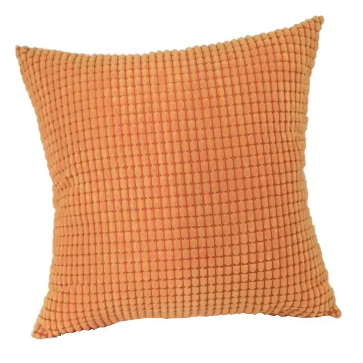 Fityle 24x24 Corn Corduroy Plush Throws Cushion Cover Home