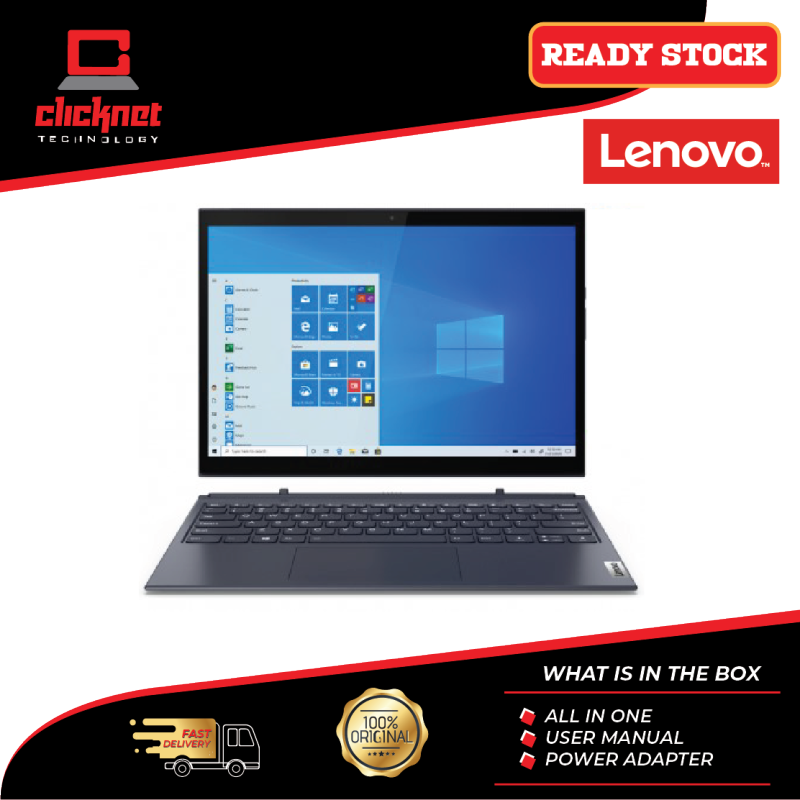 Lenovo Yoga Duet 7 13IML05 82AS0054MJ 13.3 WQHD Touch Laptop Slate Grey i5-10210U, 8GB, 256GB SSD, Intel, W10 Malaysia