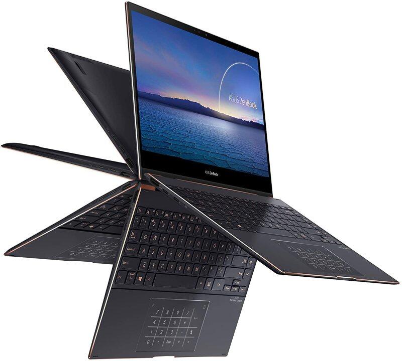 ASUS ZenBook Flip S Ultra Slim Laptop, 13.3” 4K UHD OLED Touch Display, Intel Evo Platform - Core i7-1165G7 CPU, 16GB RAM, 1TB SSD, Thunderbolt 4, TPM Malaysia