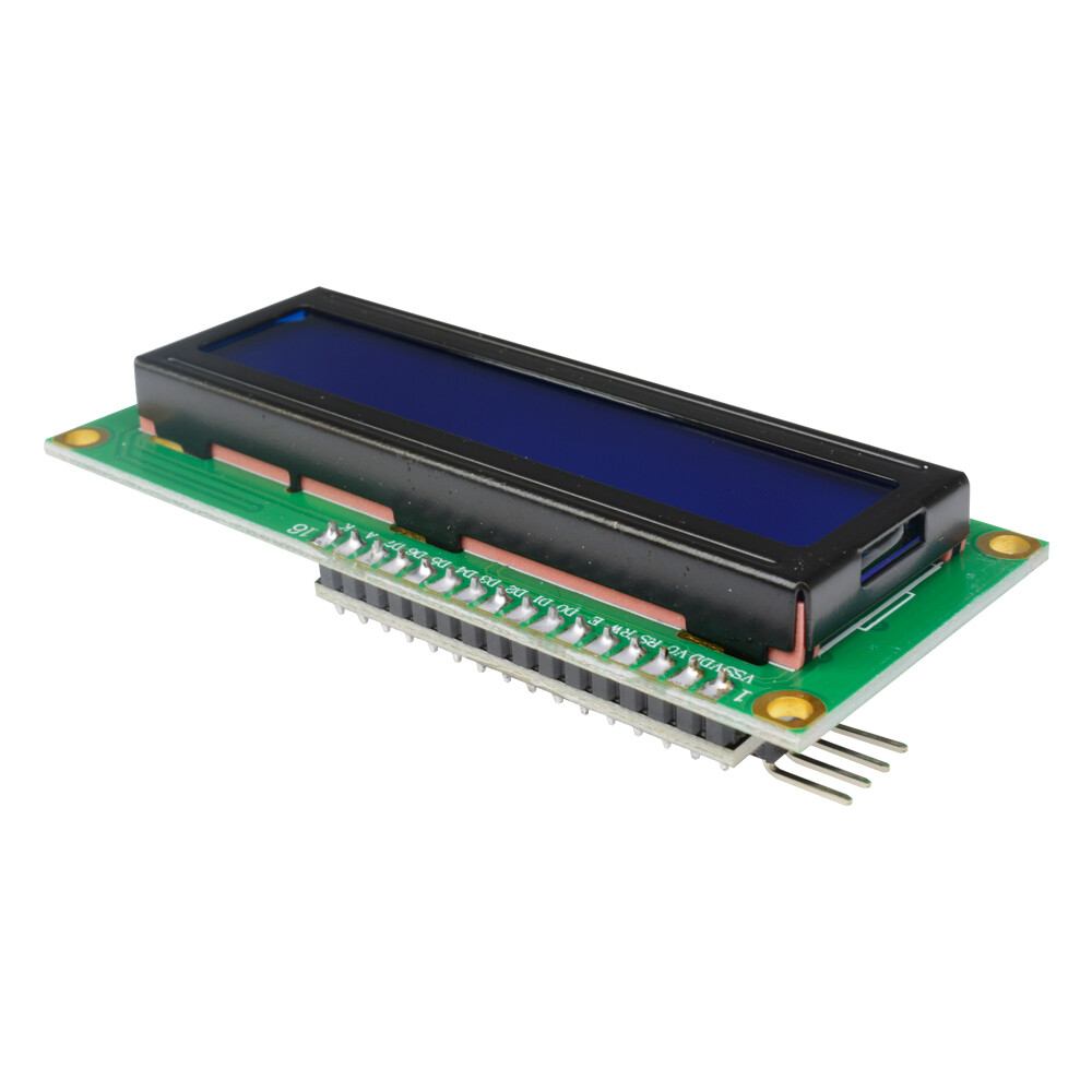 SeasBoat Màn Hình LCD Ký Tự 1602 16X2 Màu Vàng/Xanh Dương Mô-đun Giao Diện Nối Tiếp IIC/I2C/TWI/SP