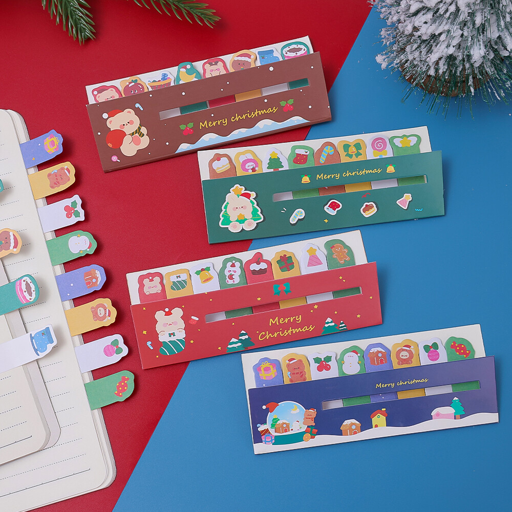 120 tờ giấy ghi chú Post It giáng sinh sinh sinh viên Ins dễ thương ghi chú dán