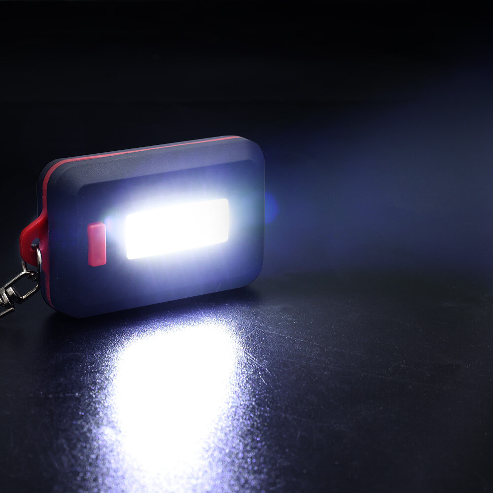 Multifunctional Portable Mini COB Keychain Light Flashlight for Outdoor Hiking Camping Keychain Torch Night Lamp