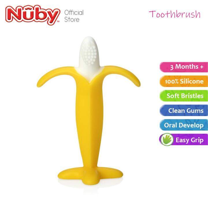 silicone banana teether