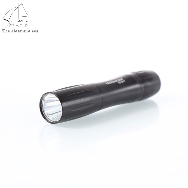Elder Sea Led Small Torch Baseball-style Light Weight Portable Mini Flashlight Hand Held Torch