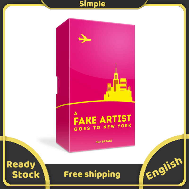 A Fake Artist Board Game English Version Educational Abstract Strategy Game for Kid Family Party Board Game
