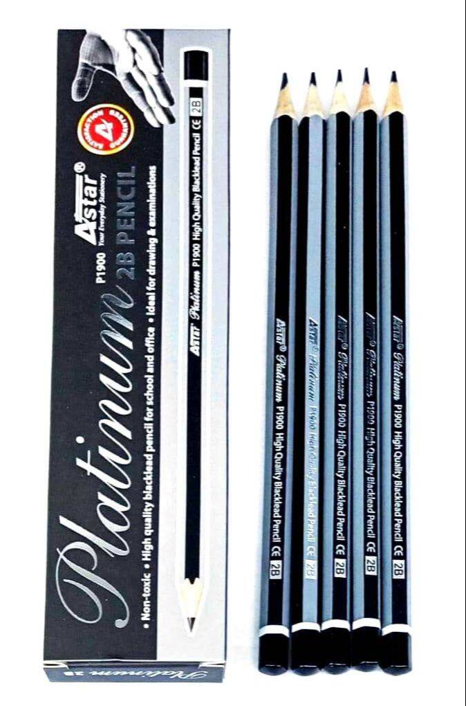 READY STOCK!! Astar Platinum 2B Pencil (P1900) | Lazada