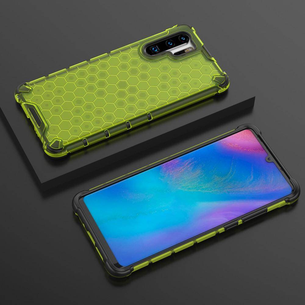 For Huawei P30 Pro Honeycomb Rugged Hybrid Armor Case Four Corners Shockproof Capa Phone Cover Funda