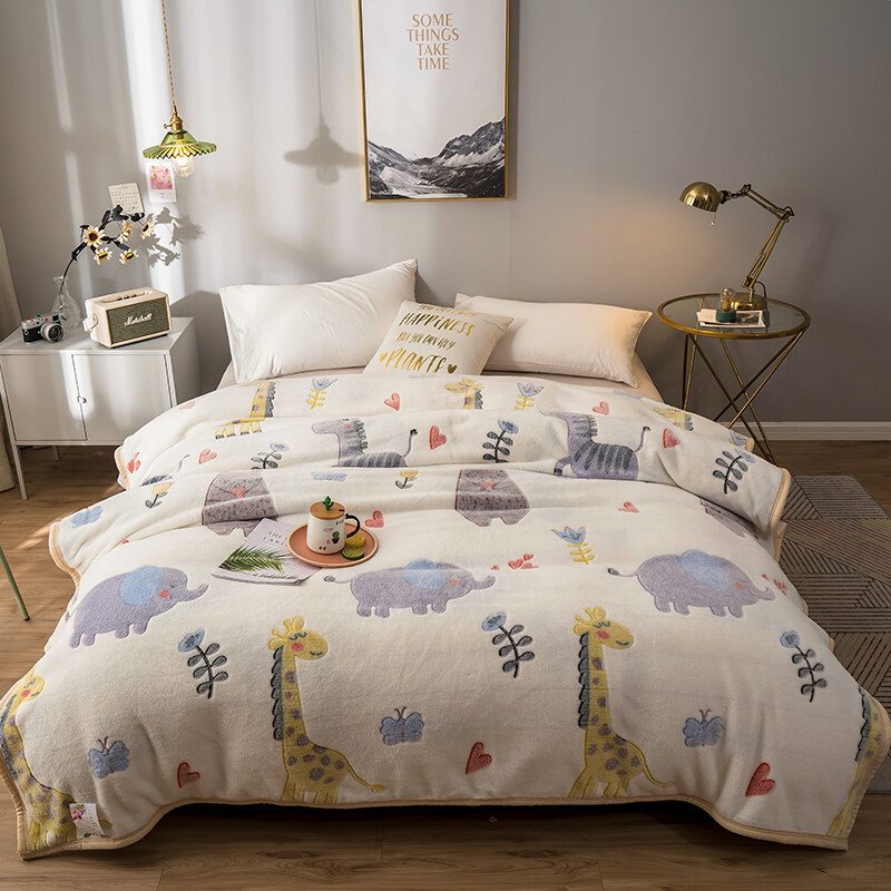 Fleece Blanket Super Soft Microfiber Blanket for Bed Flannel Blanket Warm Throw Blanket Plush Bedspread Mantas Kids Bedding