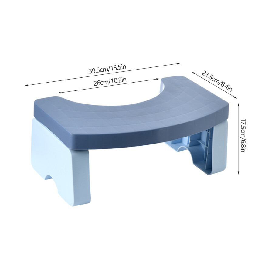 Folding Step Stool, Anti-Slip Sturdy Step Stool for Bathroom , Kitchen and Toilet