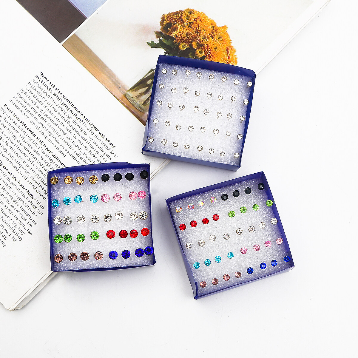 20 Đôi Bông Tai Màu Sắc Hỗn Hợp Thời Trang Hàn Quốc Bộ Khuyên Tai Dạng Hạt Nhựa Acrylic Đơn Giản Phong Cách Instagram Cho Nữ Quà Tặng Trang Sức Cho Bé Gái