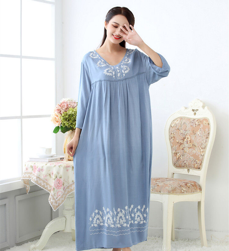 Online cotton night gown Clearance