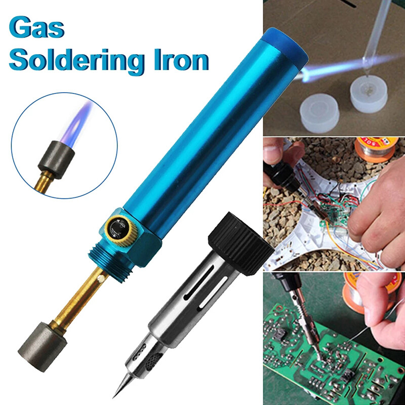 [Ready stock] KIPRUN Butane Gas Soldering Iron Welding Solder Irons 1300 Celsius Multi-function Adjustable Temperature Cordless Welding Pen Welding Tool