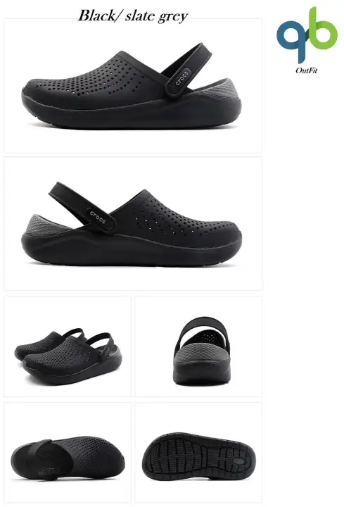 crocs literide clog black