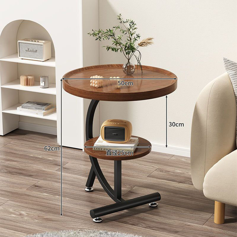Small table next to the sofa, living room home small coffee table, mini balcony, small round table, simple corner table, bedroom bedside table