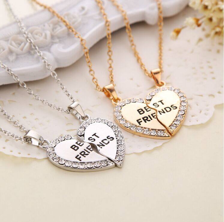 wgk  best friend  2pcs Love Necklace Lovers Necklace, Men's Necklace, Women's Necklace Holiday Gift...