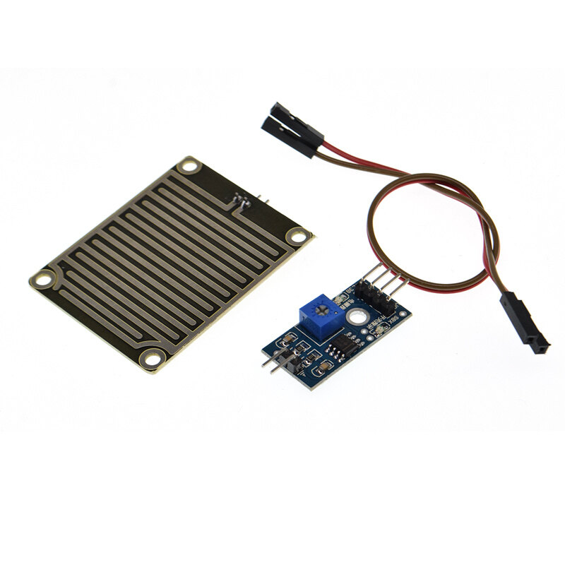 Mô-đun Cảm Biến Phát Hiện Hạt Mưa Tuyết Mô-đun Thời Tiết Mưa Độ Ẩm Cho Arduino Relay Mô-đun Điều Khiển Mô-đun Cảm Biến Nước Mưa
