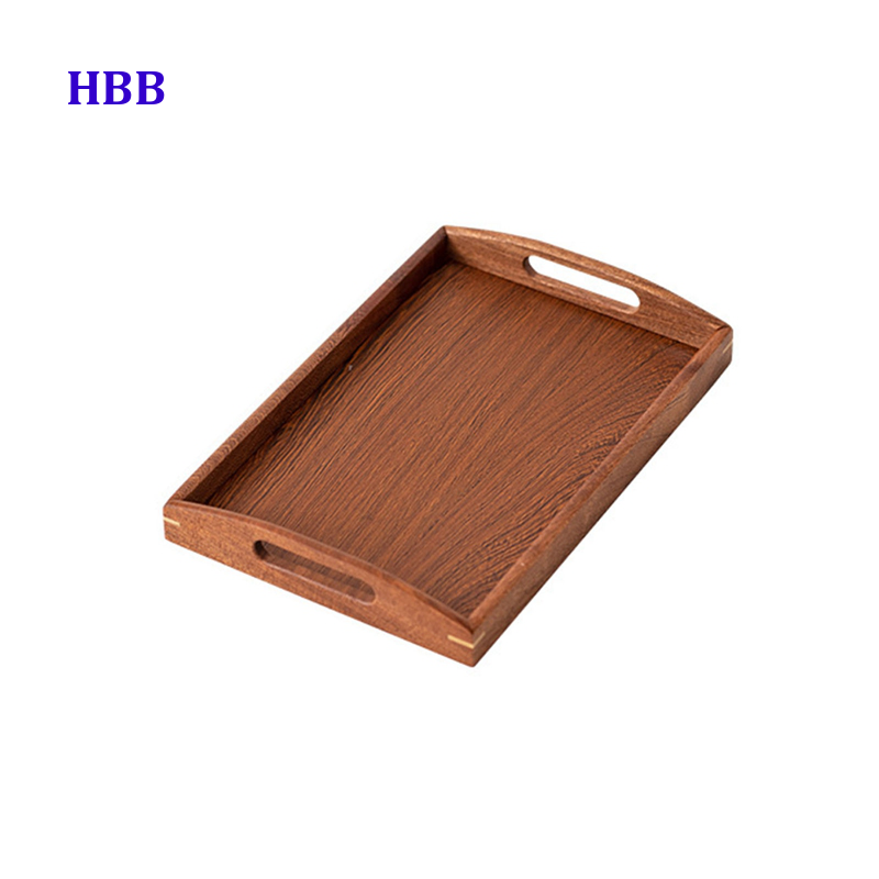 Khay Trà Hình Chữ Nhật Bằng Gỗ Mun Khay Gỗ Mun Khay Tách Trà Khay Đứng
