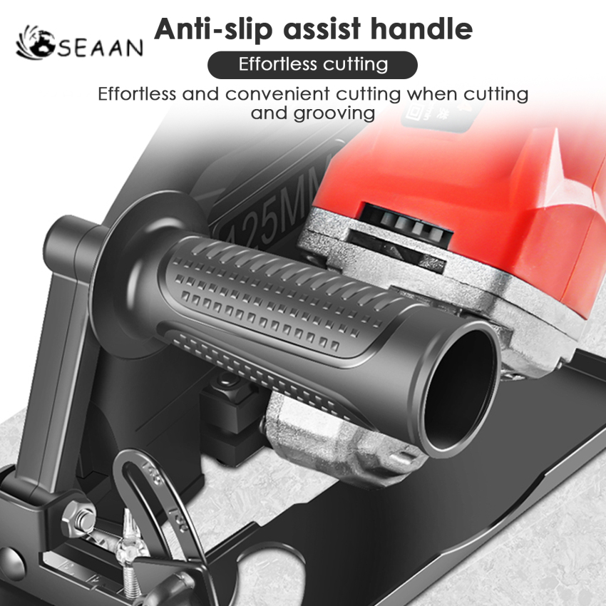 Hand Angle Grinder Converter To Cutter 40mm Depth Adjustable Grinder Bracket To Cutting Woodworking Table Tool With Guide Rule