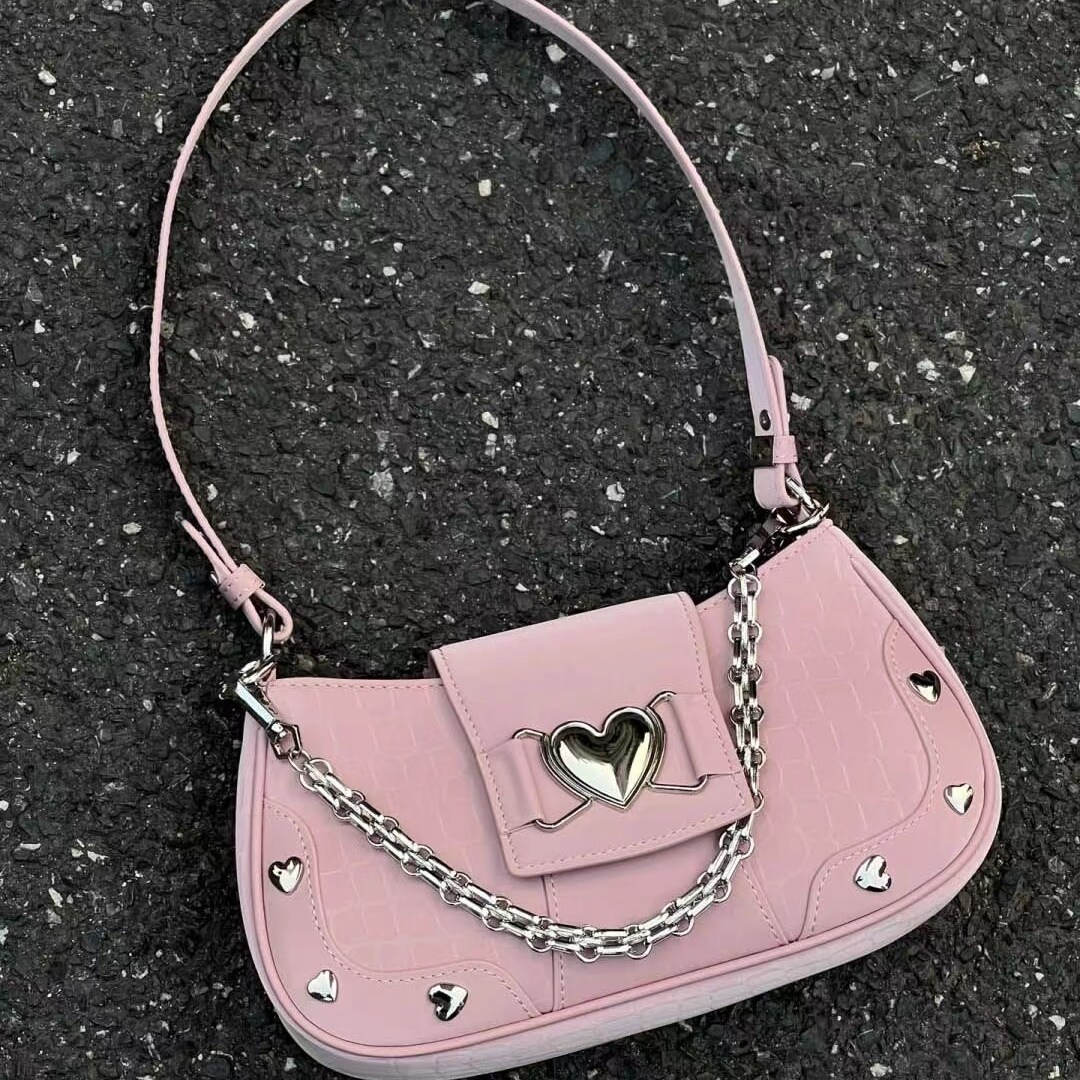 The new 2023 y2k spice alar package sweet cool girl joker niche advanced design sense single shoulder bag